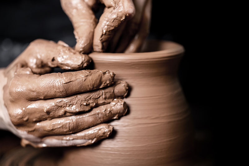 Lumps of Clay - Sitting and Spinning